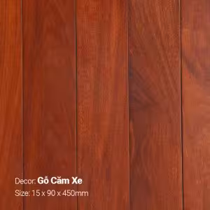Sàn Gỗ Tự Nhiên Căm Xe 90×450
