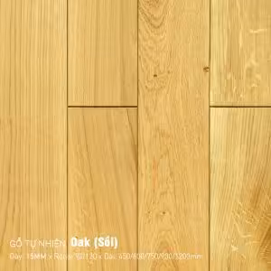 Sàn Gỗ Tự Nhiên Sồi (Oak)