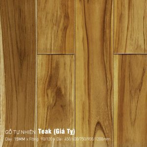 Sàn Gỗ Tự Nhiên Teak (GIá Tỵ)