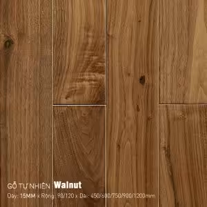 Sàn Gỗ Tự Nhiên Walnut (Óc Chó)