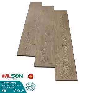 Sàn Gỗ Công Nghiệp Wilson 8mm Bản Lớn W557