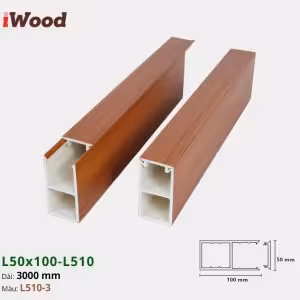 Lam Hộp Nhựa L50x100 Iwood L510-3