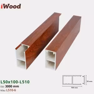Lam Hộp Nhựa L50x100 Iwood L510-6