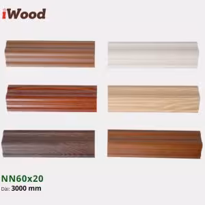 Nẹp Nhựa Nối Iwood NN60x20