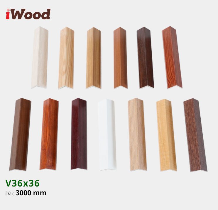 Nẹp Nhựa Iwood V36 Nẹp Nhựa Iwood V36