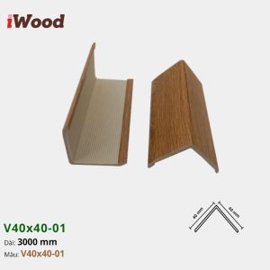 Nẹp Nhựa Iwood V40-1