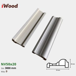 Nẹp Nhựa Viền Iwood NV50x20-9