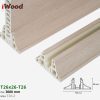Nẹp Nhựa Vách Ngăn Iwood T26x26 T26-2