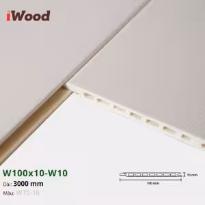 Lam Nhựa PVC W100x10 Iwood W10-16