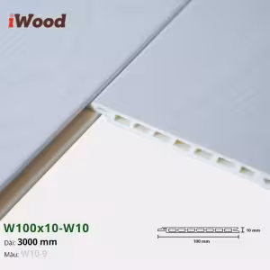 Lam Nhựa PVC W100x10 Iwood W10-9