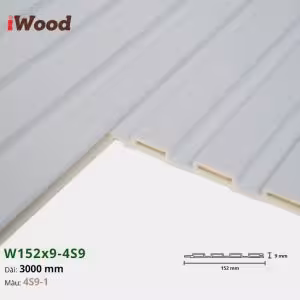 Lam Nhựa PVC 3 Sóng Thấp W152x9 Iwood 4S9-1