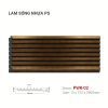 Lam Sóng Nhựa PS Nâu Vân Gỗ PWK-02