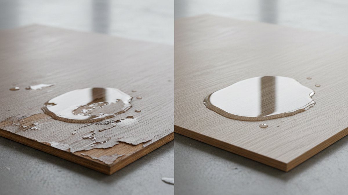 So sánh khả năng chống nước của sàn SPC và sàn gỗ