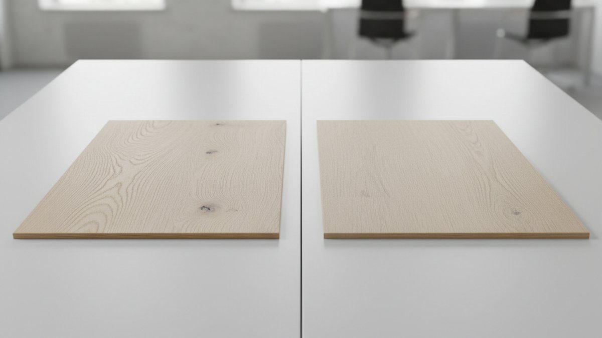 So sánh mẫu sàn gỗ công nghiệp và sàn nhựa SPC