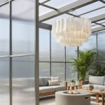 Không gian sống hiện đại sử dụng tấm polycarbonate