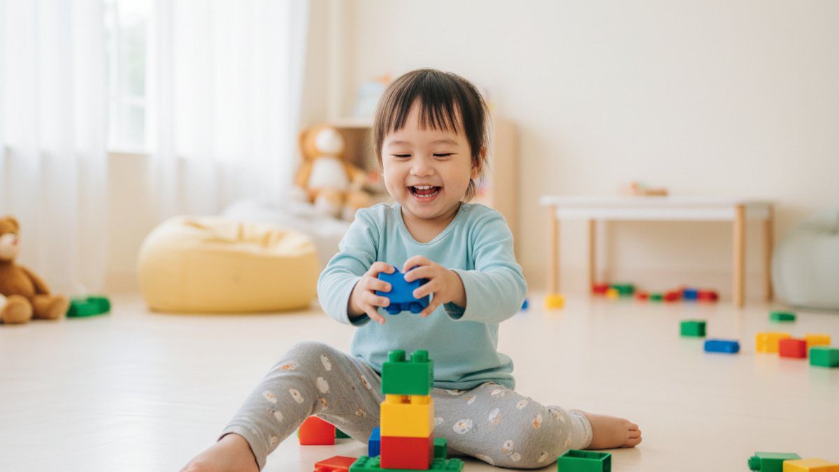 Trẻ em chơi trên sàn nhựa sạch sẽ