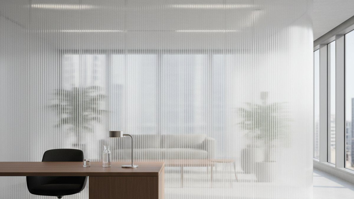 Vách ngăn polycarbonate lấy sáng cho nội thất