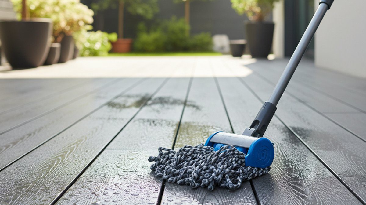 Lau chùi sàn gỗ nhựa WPC