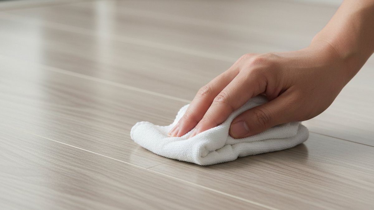 Vệ sinh vết xước trên sàn gỗ công nghiệp