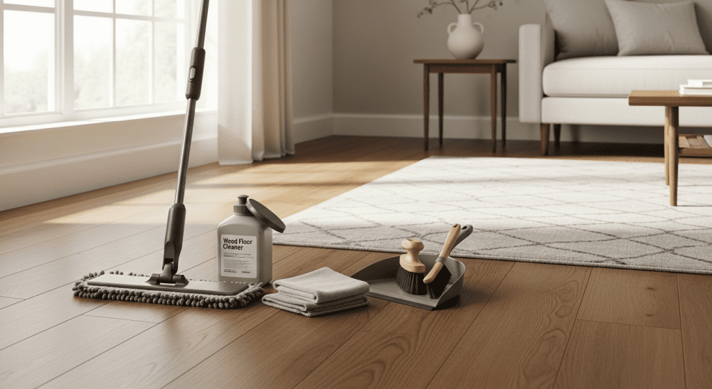 Cách lau sàn gỗ công nghiệp: 11 điều nên làm và không nên làm