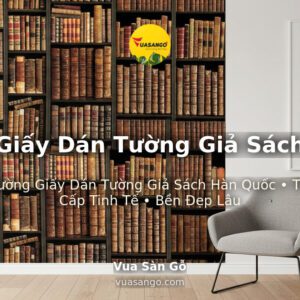 Giấy Dán Tường Giả Sách