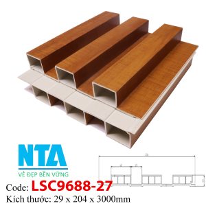 Lam Nhựa PVC 3 Sóng Cao NTA LSC9688-27