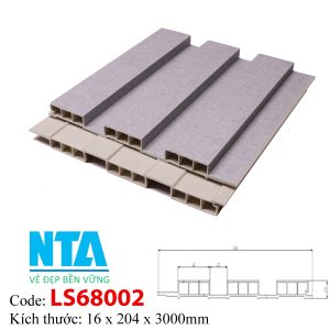 Lam Nhựa PVC 3 Sóng Thấp NTA LS68002