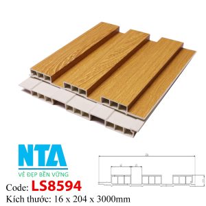 Lam Nhựa PVC 3 Sóng Thấp NTA LS8594