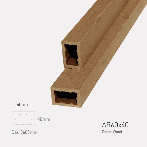 Gỗ Nhựa Awood AR60x40-Wood