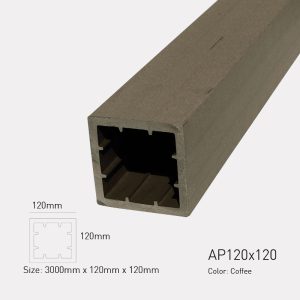 Gỗ Nhựa Awood AP 120x120-Coffee