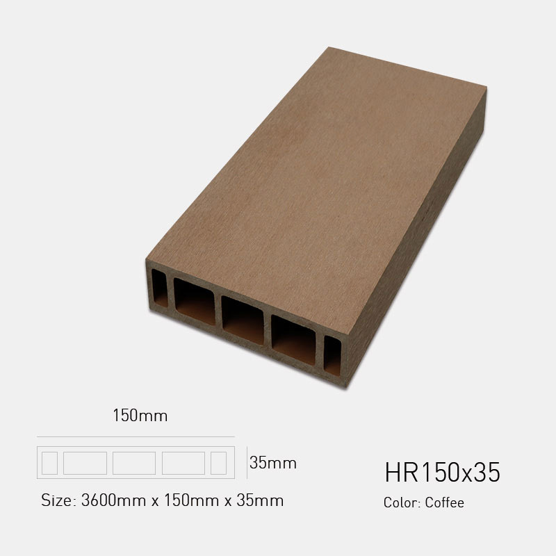 Gỗ Nhựa Awood HR150x35-Coffee