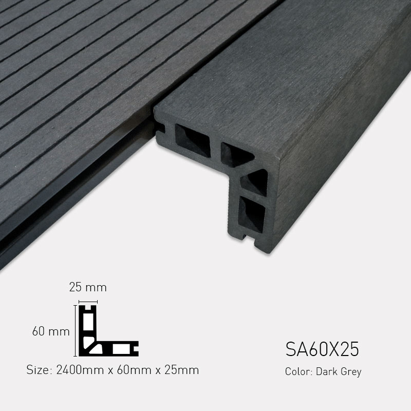 Thanh Kết Thúc Sàn Awood SA60x25-Darkgrey