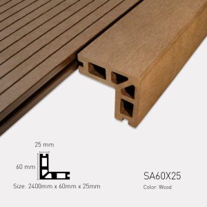 Phụ Kiện Thanh Kết Thúc SA 60x25-Wood