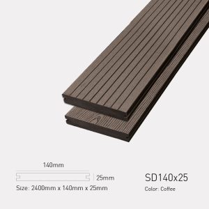 Sàn Gỗ Ngoài Trời Awood SD 140x25-Coffee