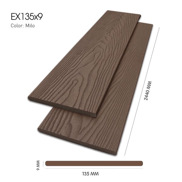 Gỗ Nhựa Ngoài Trời Exwood 3D EX135 Milo