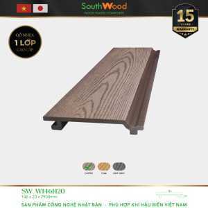 Gỗ nhựa ngoài trời South Wood SW-W146H20-Coffee