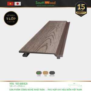 Gỗ nhựa ngoài trời South Wood SW-W148H21-Coffee