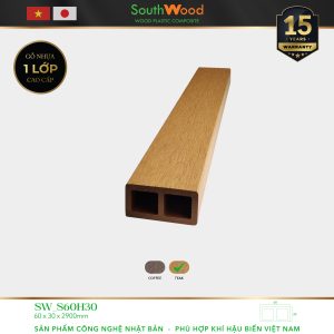 Gỗ Nhựa SouthWood S60H30 Teak