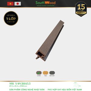 Gỗ Nhựa SouthWood V49.5H45.5 Coffee