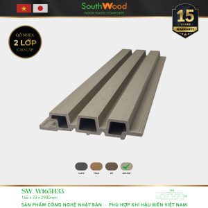 Gỗ Nhựa SouthWood W165H33 Argent