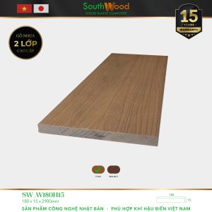 Gỗ Nhựa SouthWood W180H15 Teak