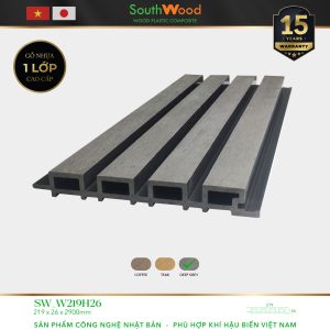 Gỗ Nhựa SouthWood W219H26 Deep Grey
