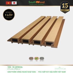 Gỗ Nhựa SouthWood W219H26 Teak