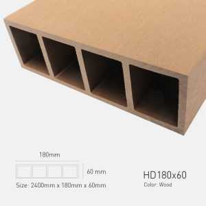 Lam Gỗ Nhựa Ngoài Trời TPWood HD180x60-Wood