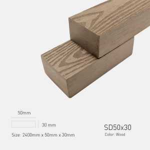 Lam Gỗ Nhựa Ngoài Trời TPWood SD50x30-Wood