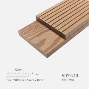 Lam Gỗ Nhựa Ngoài Trời TPWood SD72x10-Wood