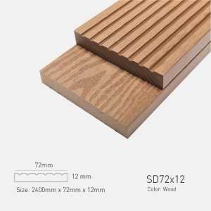 Lam Gỗ Nhựa Ngoài Trời TPWood SD72x12-Wood