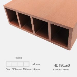 Gỗ Nhựa TPwood HD180x60-redbrown