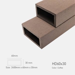 Gỗ Nhựa TPwood HD60x30-coffee
