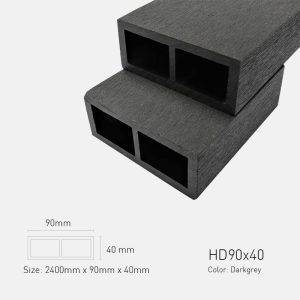 Gỗ Nhựa TPwood HD90x40-darkgrey